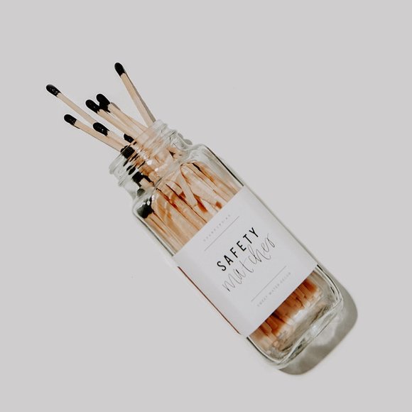 🆕 BLACK SAFETY MATCHES - Picture 2 of 3